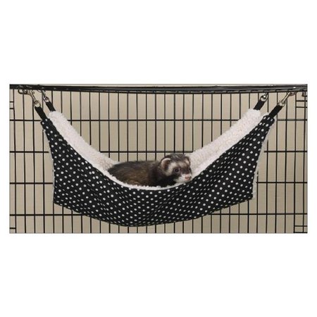 PRO SELECT Proselect ZW6232 17 Polka Dot Cage Hammock Black & White ZW6232 17